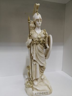 ALABASTER STATUE OF ATHENA STATUES